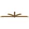 Ekena Millwork Redmond Smooth Timber Gable Bracket, Western Red Cedar, 84"W x 21"H x 1 1/2"D x 3 1/2"F, 6/12 Pitch GBW084X21X0204RED00SWR - alternate 4